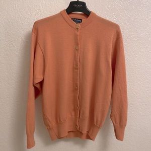 Burberrys & Ballantine vintage women’s cardigan size 42   us 10-12 merino wool